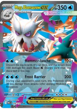 Mega Abomasnow ex #036/132 — Mega Evolution
