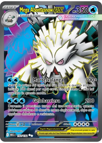 Mega Abomasnow ex #157/132 — Megaevoluzione