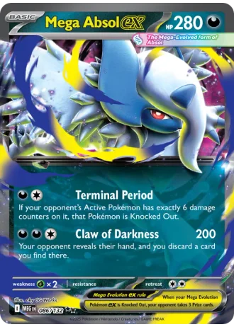 Mega Absol ex #086/132 — Mega Evolution