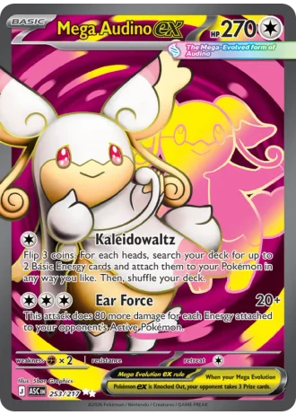 Mega Audino ex #253 — Ascended Heroes