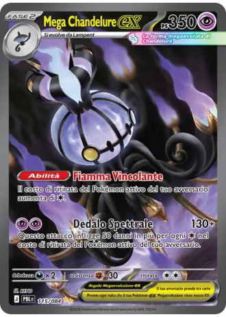 Mega Chandelure-ex #115 — Buio Pesto