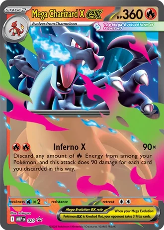 Mega Charizard X ex #029 — MEP Black Star Promos
