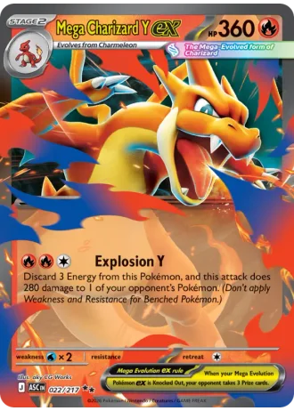 Mega Charizard Y ex #022 — Ascended Heroes