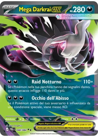 Mega Darkrai-ex #048 — Buio Pesto