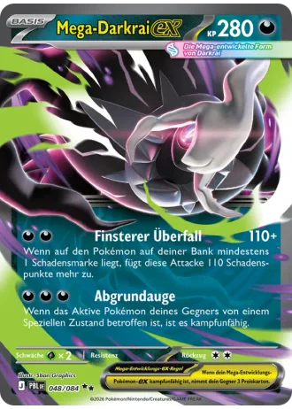 Mega-Darkrai-ex #048 — Dunkelnacht