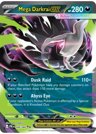 Mega Darkrai ex #048 — Pitch Black