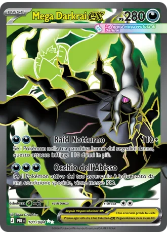 Mega Darkrai-ex #101 — Buio Pesto