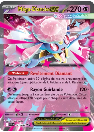 Méga-Diancie ex #041 — Flammes Fantasmagoriques