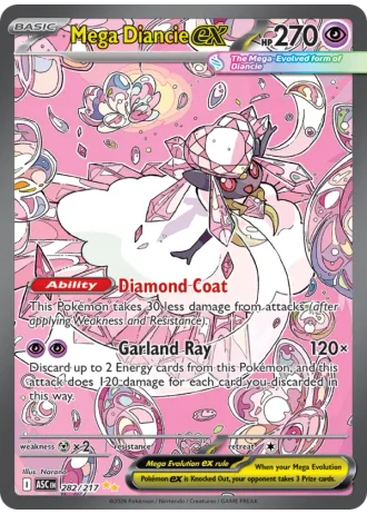 Mega Diancie ex #282 — Ascended Heroes