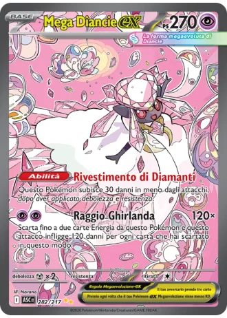 Mega Diancie ex #282/217 — Ascesa Eroica