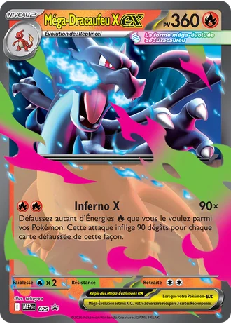 Méga-Dracaufeu X ex #029 — Méga-Évolution Promos