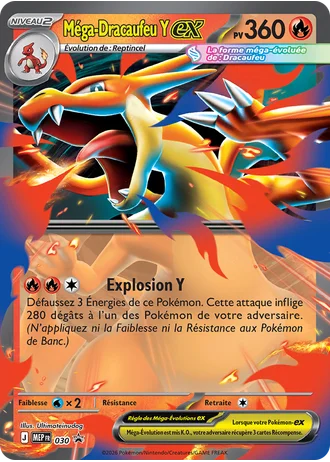 Méga-Dracaufeu Y ex #030 — Méga-Évolution Promos