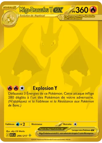 Méga-Dracaufeu Y ex #294 — Héros Transcendants