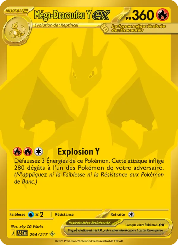 Méga-Dracaufeu Y ex #294 — Héros Transcendants