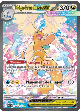 Méga-Dracolosse ex #290 — Héros Transcendants