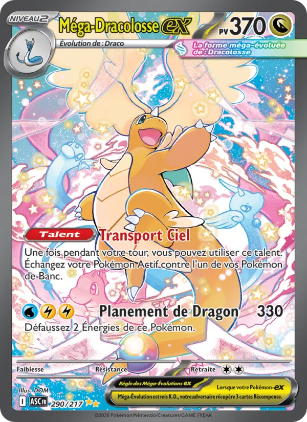 Méga-Dracolosse ex #290 — Héros Transcendants