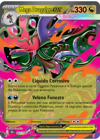 Mega Dragalge ex #065/86 — Caos Nascente