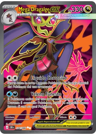 Mega Dragalge ex #104/86 — Caos Nascente