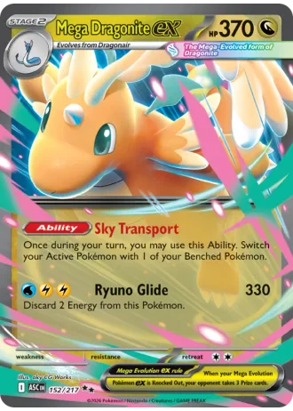 Mega Dragonite ex #152 — Ascended Heroes