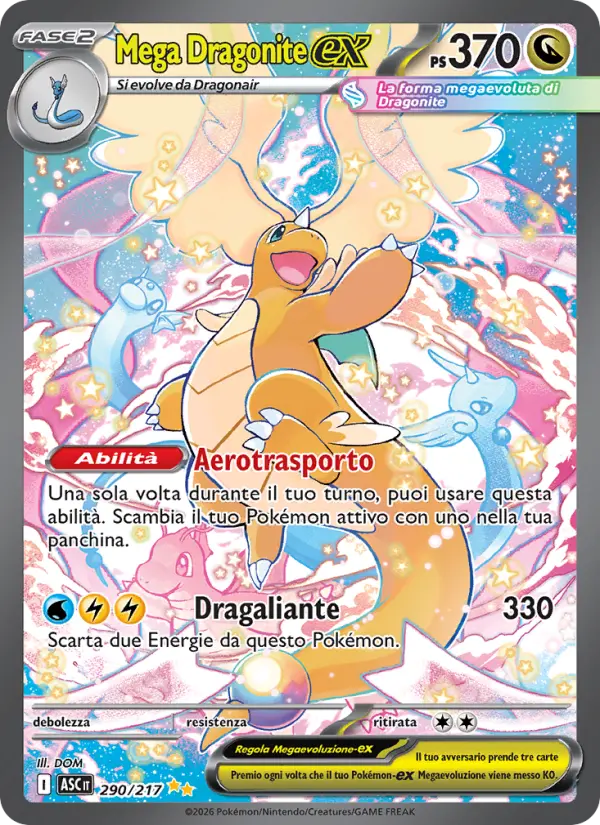 Mega Dragonite ex #290 — Ascesa Eroica