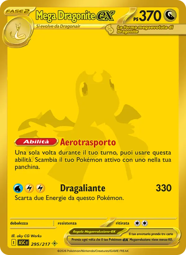 Mega Dragonite ex #295 — Ascesa Eroica
