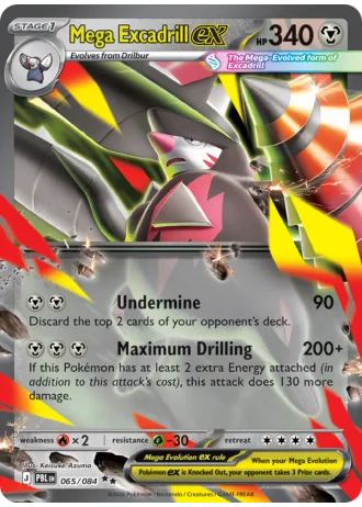 Mega Excadrill ex #065 — Pitch Black