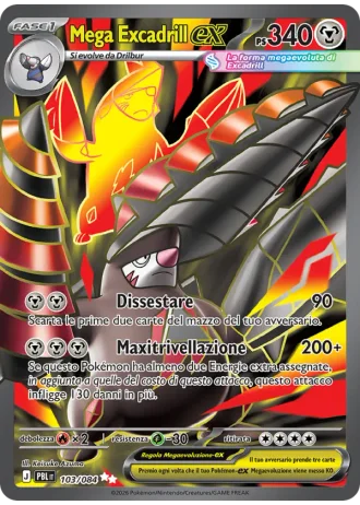 Mega Excadrill-ex #103 — Buio Pesto