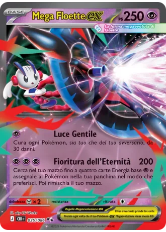 Mega Floette ex #035/86 — Caos Nascente