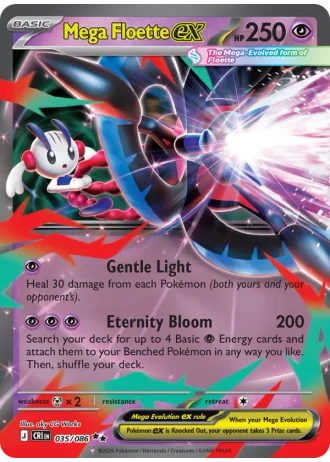 Mega Floette ex #035/86 — Chaos Rising