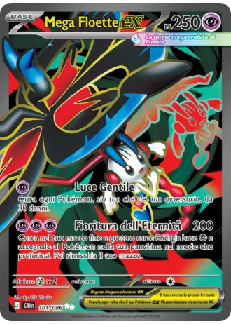 Mega Floette ex #101/86 — Caos Nascente
