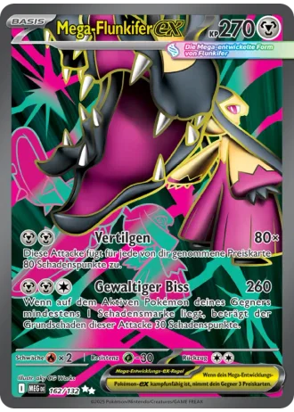 Mega-Flunkifer ex #162 — Mega-Entwicklung