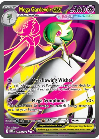 Mega Gardevoir ex #159/132 — Mega Evolution