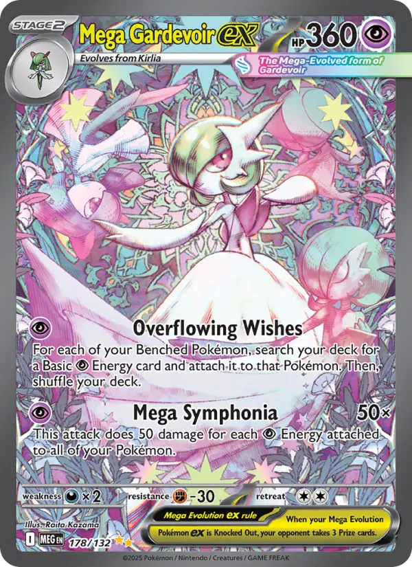 Mega Gardevoir ex #178 — Mega Evolution