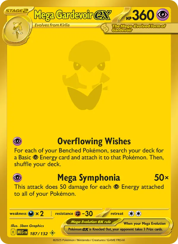 Mega Gardevoir ex #187 — Mega Evolution