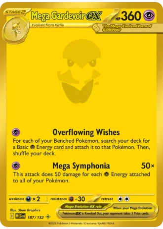 Mega Gardevoir ex #187/132 — Mega Evolution