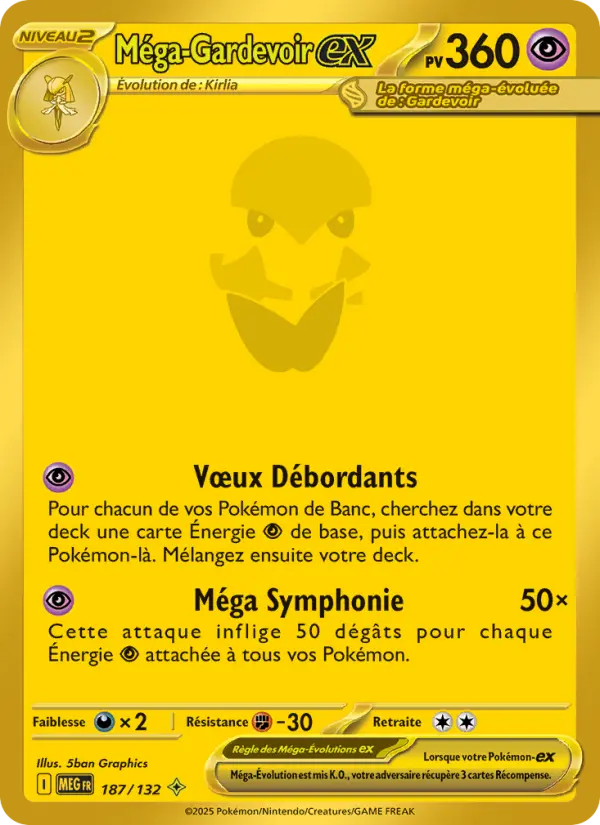Méga-Gardevoir ex #187 — Méga-Évolution