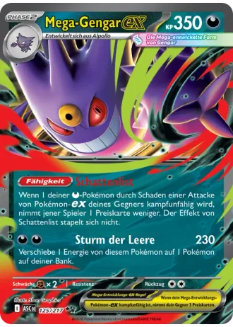 Mega-Gengar ex #125/217 — Erhabene Helden