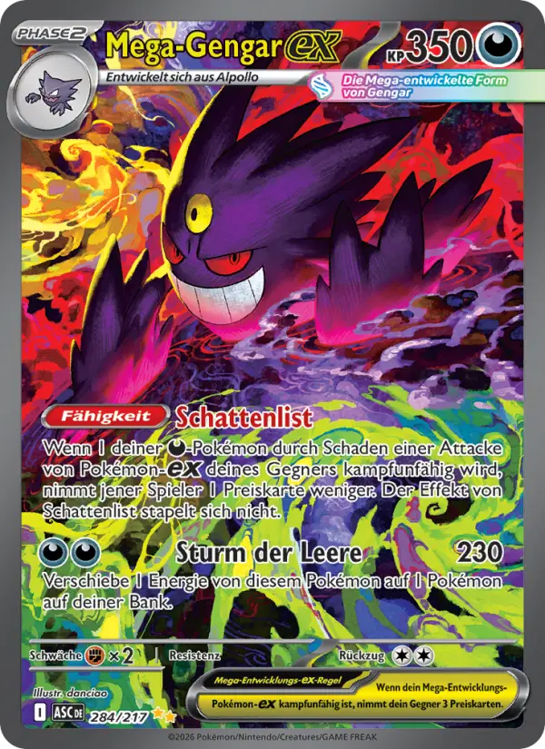 Mega-Gengar ex #284 — Erhabene Helden