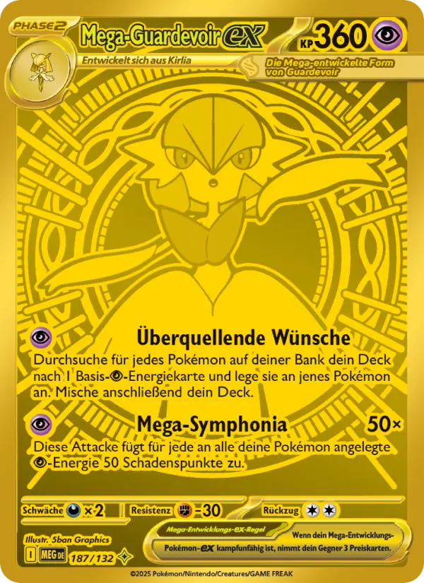 Mega-Guardevoir ex #187 — Mega-Entwicklung