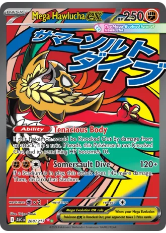 Mega Hawlucha ex #268 — Ascended Heroes