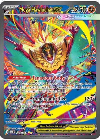 Mega Hawlucha ex #283 — Ascended Heroes