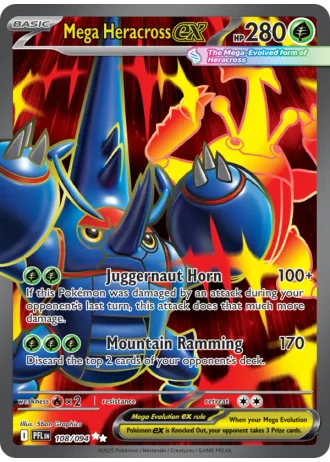 Mega Heracross ex #108/94 — Phantasmal Flames
