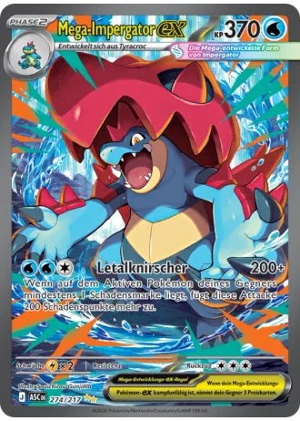 Mega-Impergator ex #274/217 — Erhabene Helden