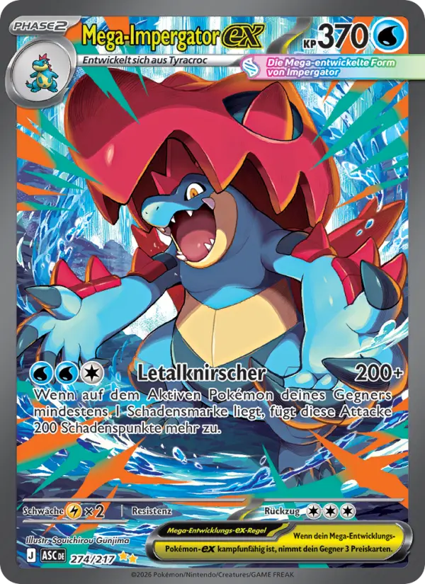 Mega-Impergator ex #274 — Erhabene Helden