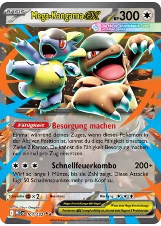 Mega-Kangama ex #104/132 — Mega-Entwicklung
