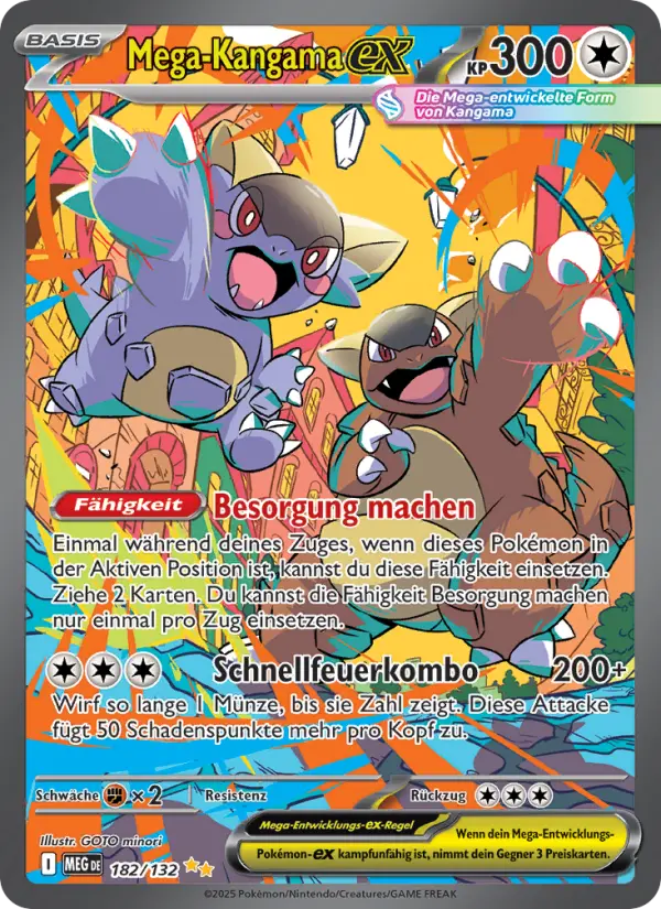 Mega-Kangama ex #182 — Mega-Entwicklung