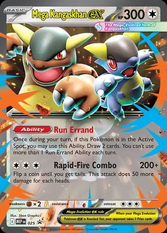 Mega Kangaskhan ex #025 — MEP Black Star Promos