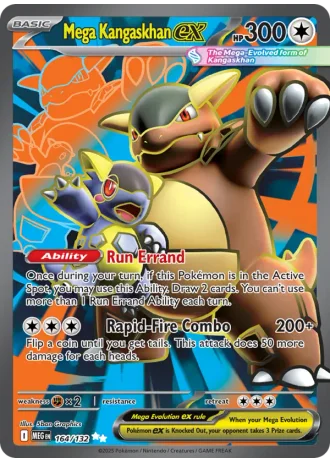 Mega Kangaskhan ex #164/132 — Mega Evolution