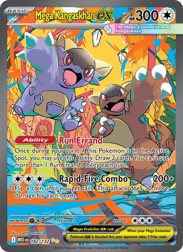 Mega Kangaskhan ex #182 — Mega Evolution