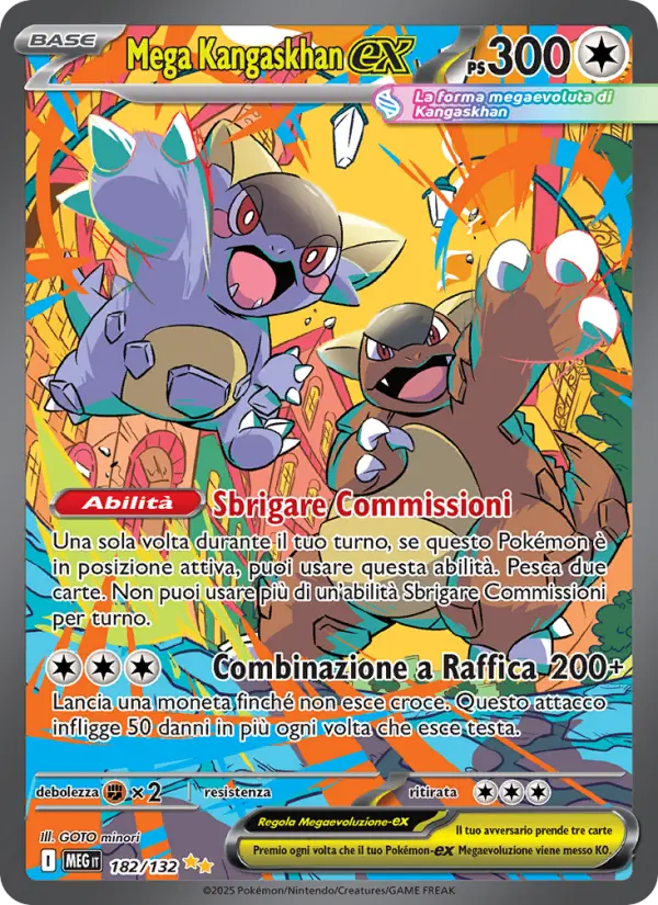 Mega Kangaskhan ex #182 — Megaevoluzione